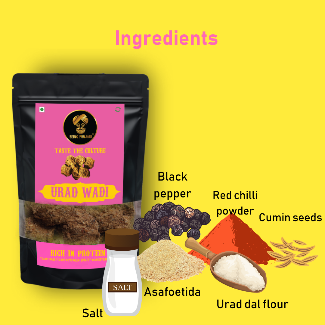 Being Punjabi Urad Wadi| Homemade Punjabi Wadi | Handmade | Rich in Protein