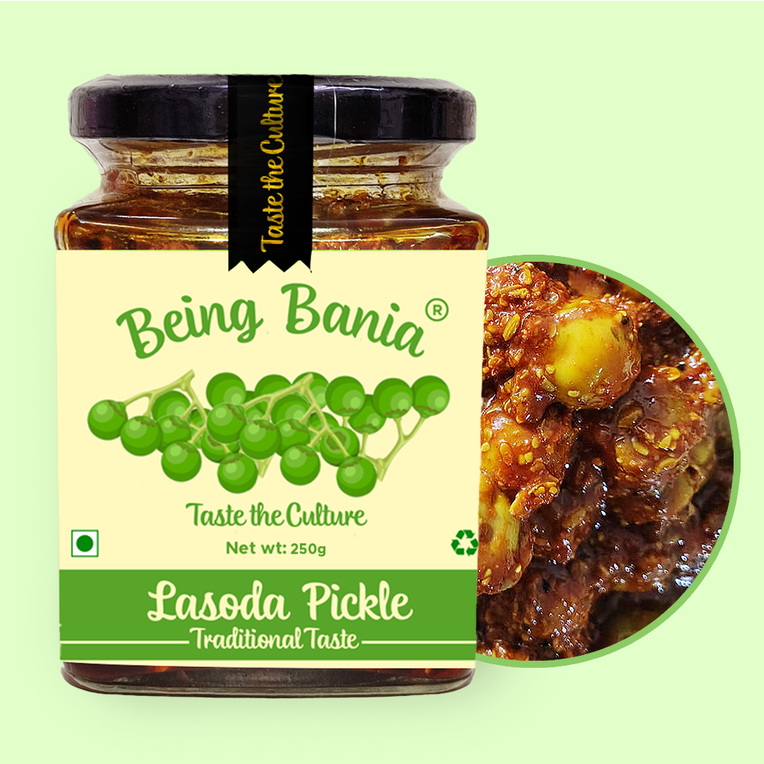 Lasoda Pickle | Rajasthani Lasuda Gunda Pickle | Gunde ka Achar | Lesua pickle in mustard oil |