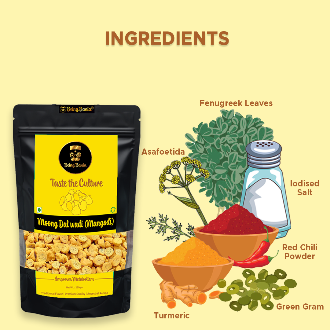 Moong Dal Wadi | Homemade Rajasthani Mangodi | Mungori Wadi | Rich in Protein