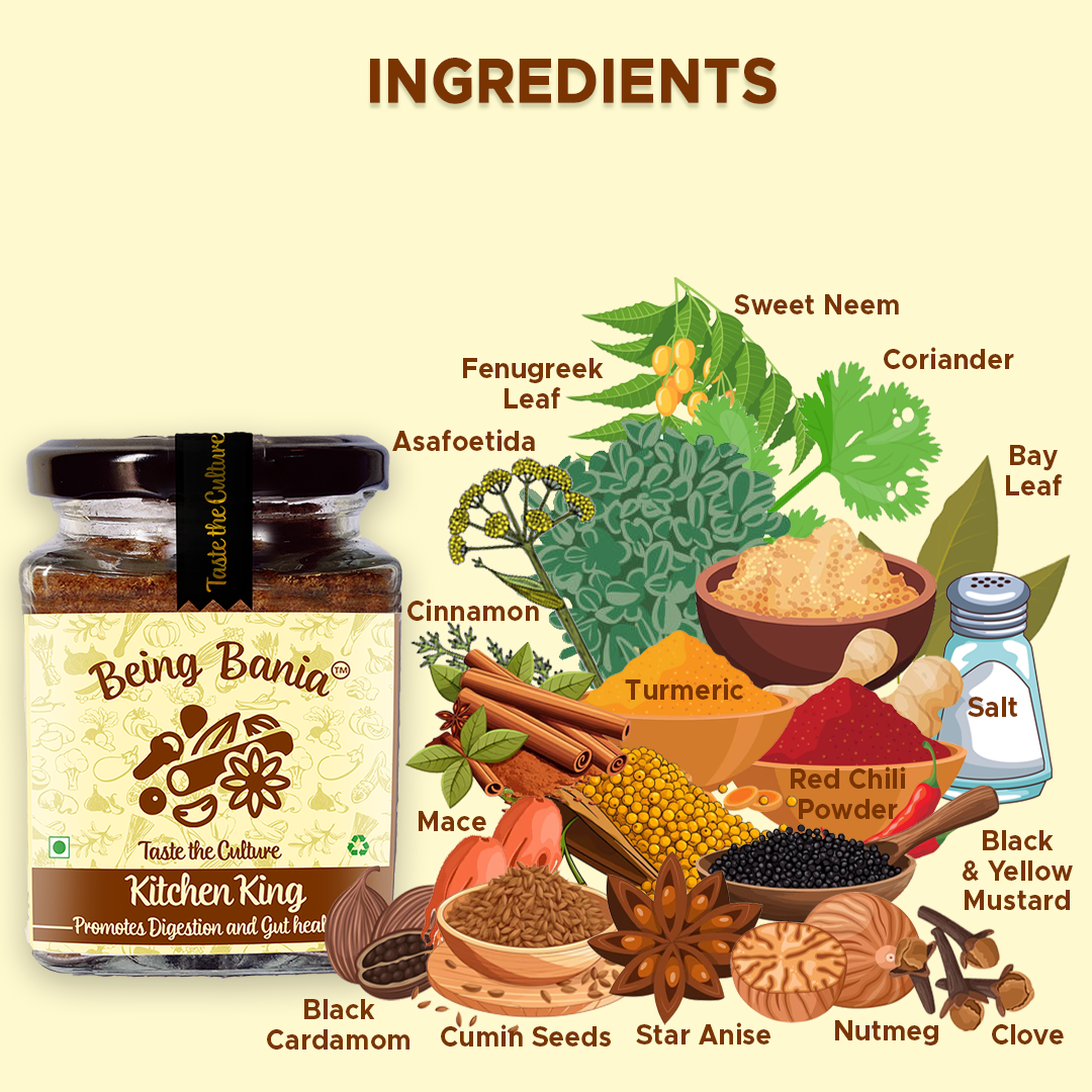 Kitchen King Masala with 23+ Spices | For Easy Cooking and Taste