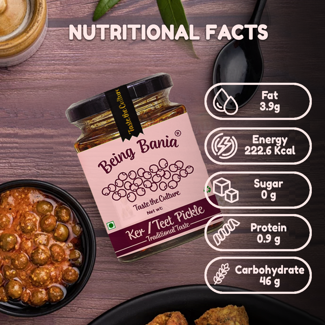 Premium Handmade Ker Pickle | Marwadi Rajasthani | Delicacy pickle | Teet Dela Achar | Kair pickle