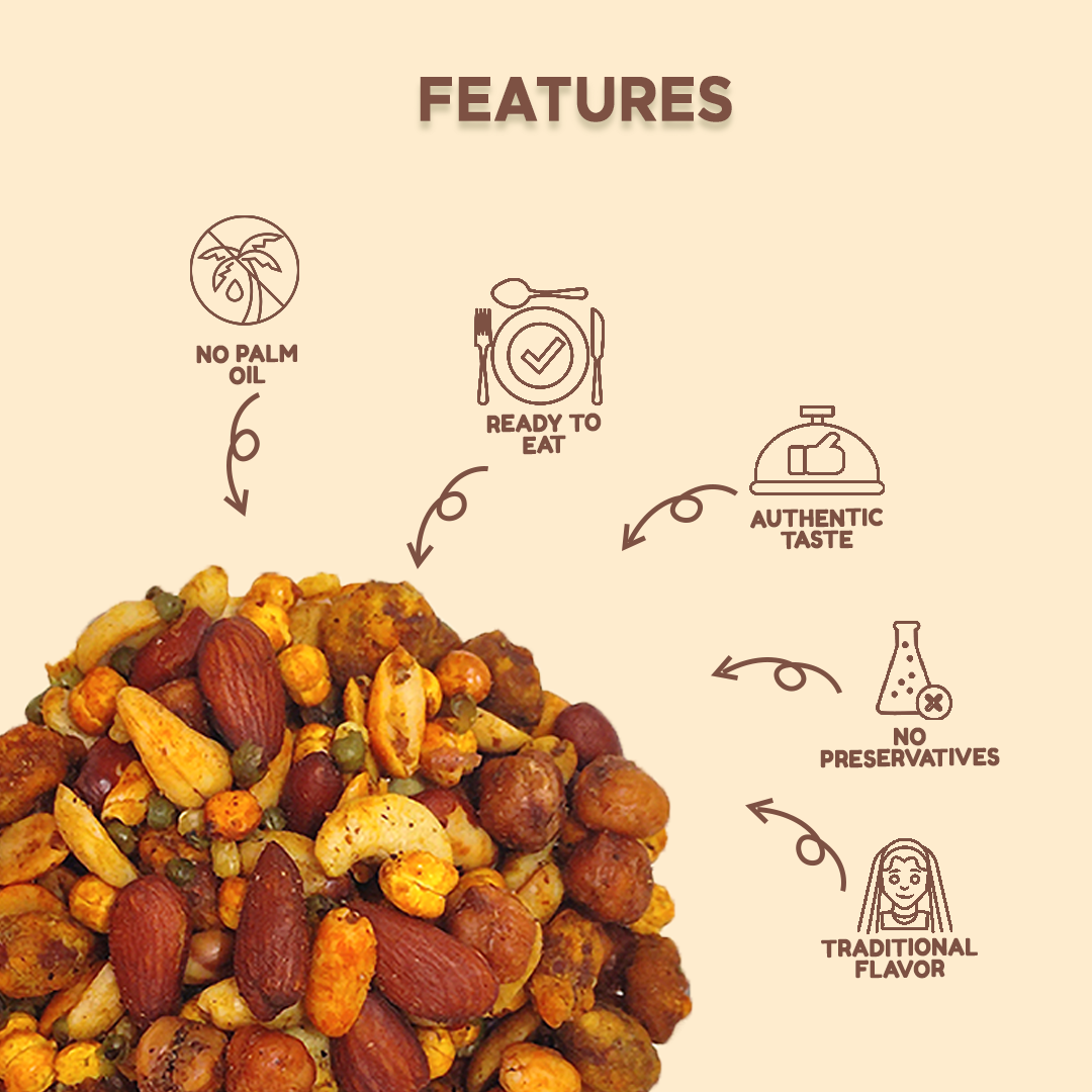 Royal Nut Mix Namkeen | The Perfect Party Mixture