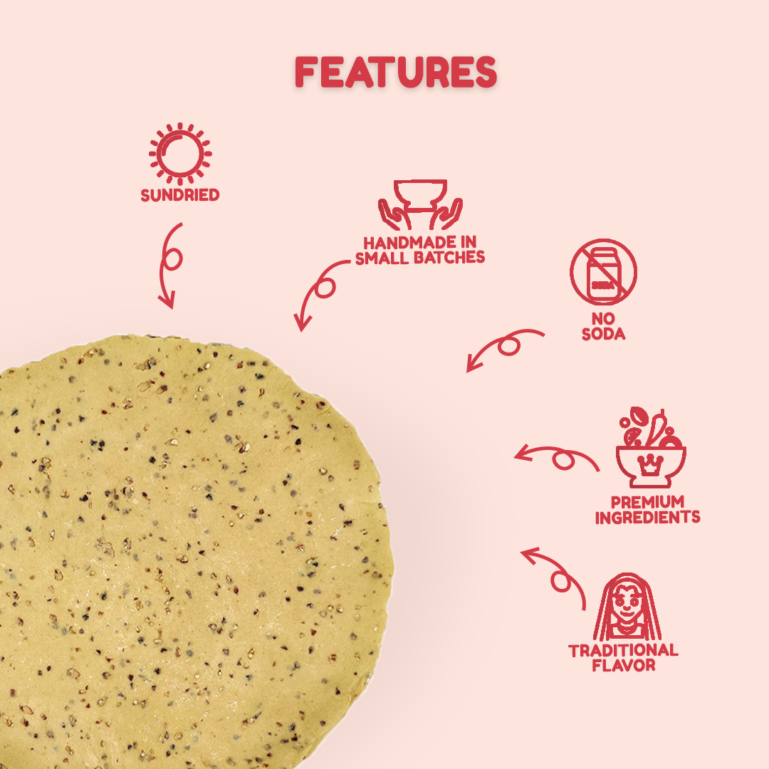 Special Moong Papad | Handmade for a Special Taste