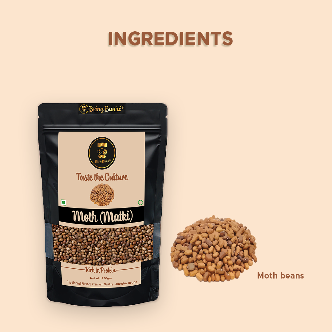 Being Bania Moth Dal | Matki Dal | 100% Natural and Pure Rajasthani Moth