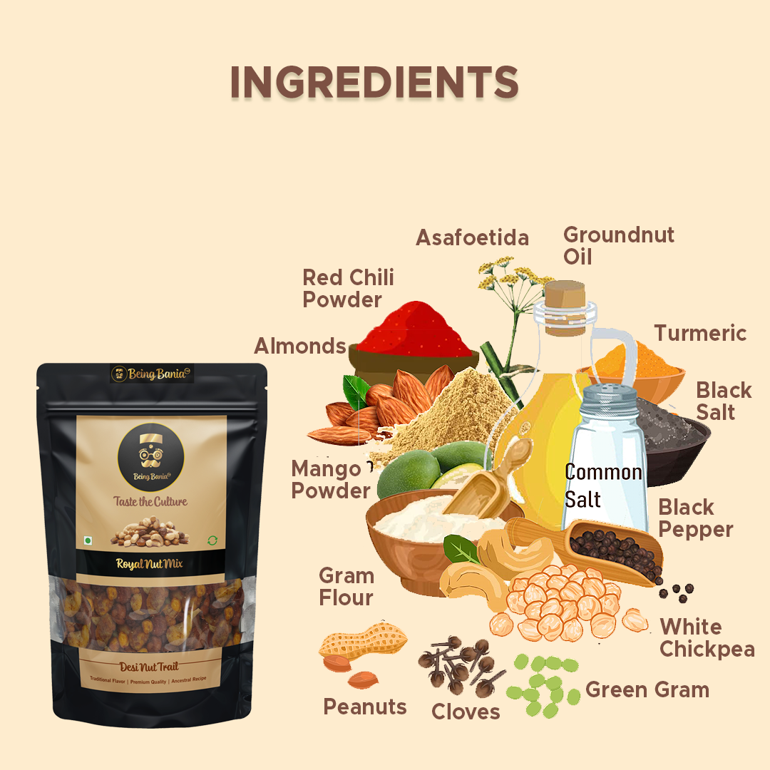 Royal Nut Mix Namkeen | The Perfect Party Mixture