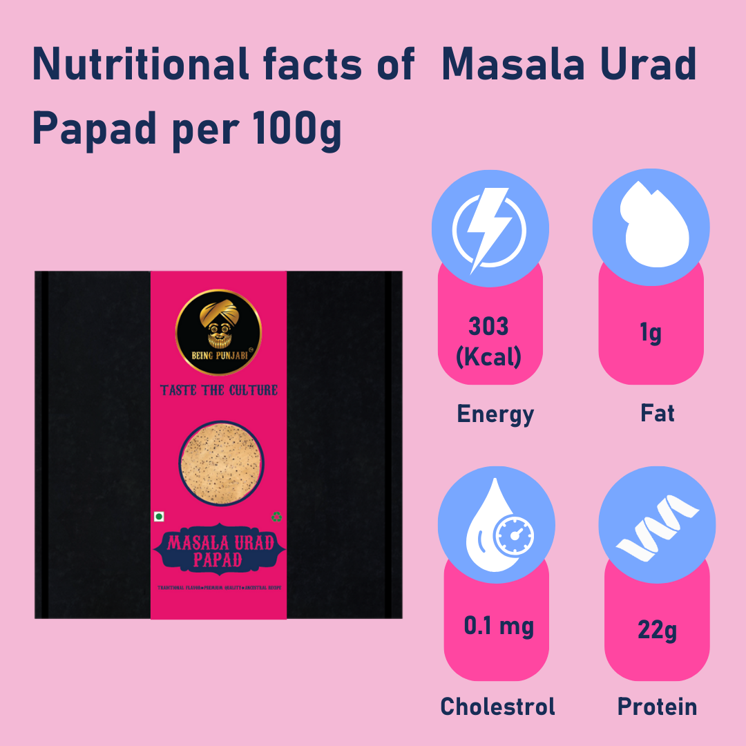 Urad Masala Papad | Being Punjabi | Handmade and Homemade Urad Dal Papad