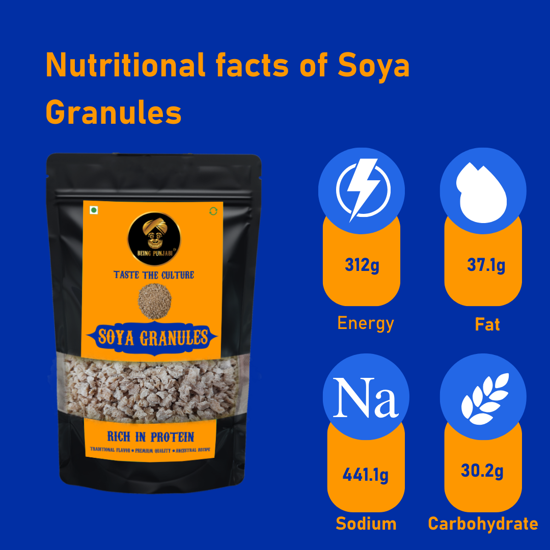 Soya Granules | Being Punjabi | Traditional Punjabi Dish | Rich in Protein | 315g
