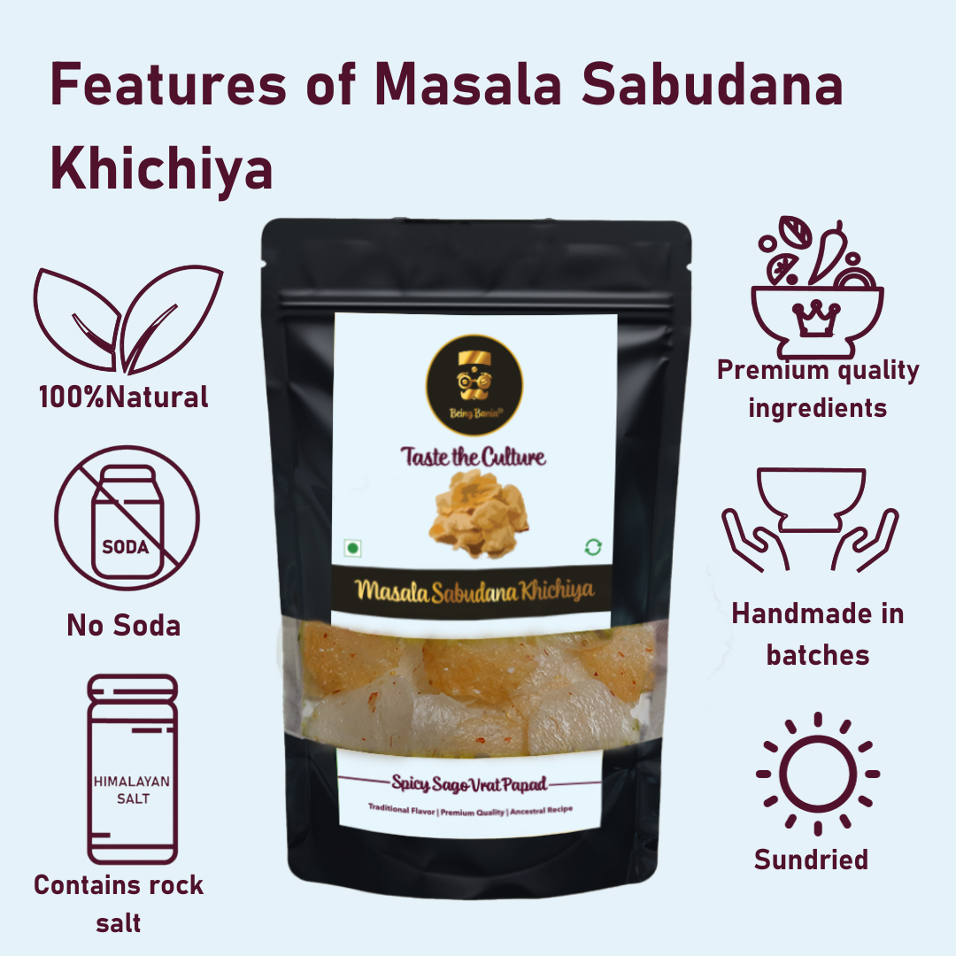 Masala, Jeera and Sada Sabudana Khichiya | Handmade and Homemade Sago Papad | Falhar Food