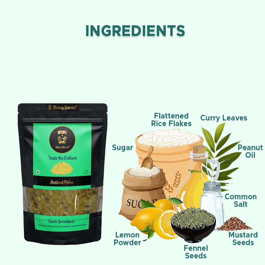 Instant Indori Poha with Jeeravan Masala and Special Poha Namkeen