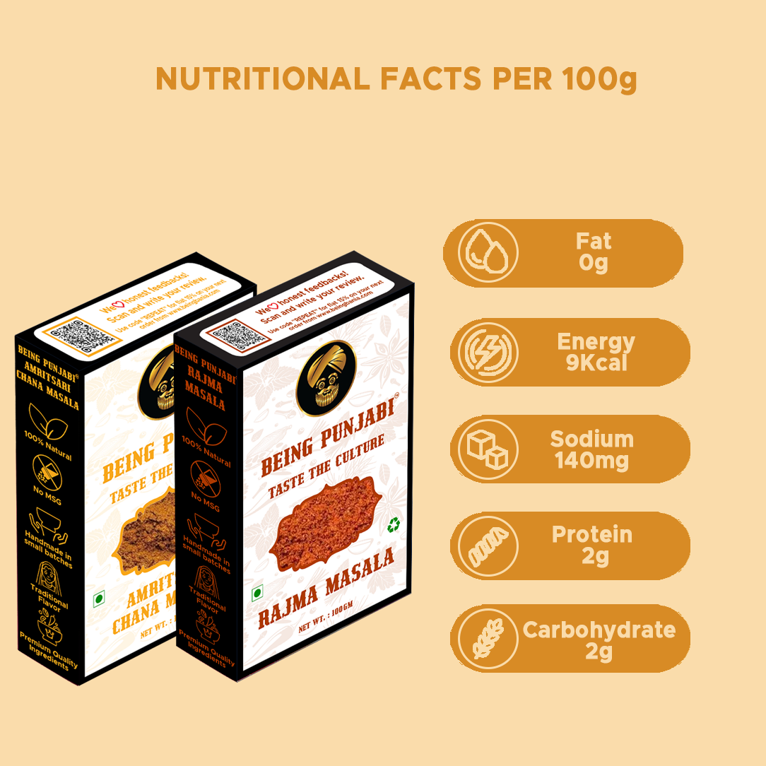 Being Punjabi Amritsari Chana Masala & Rajma Masala Combo