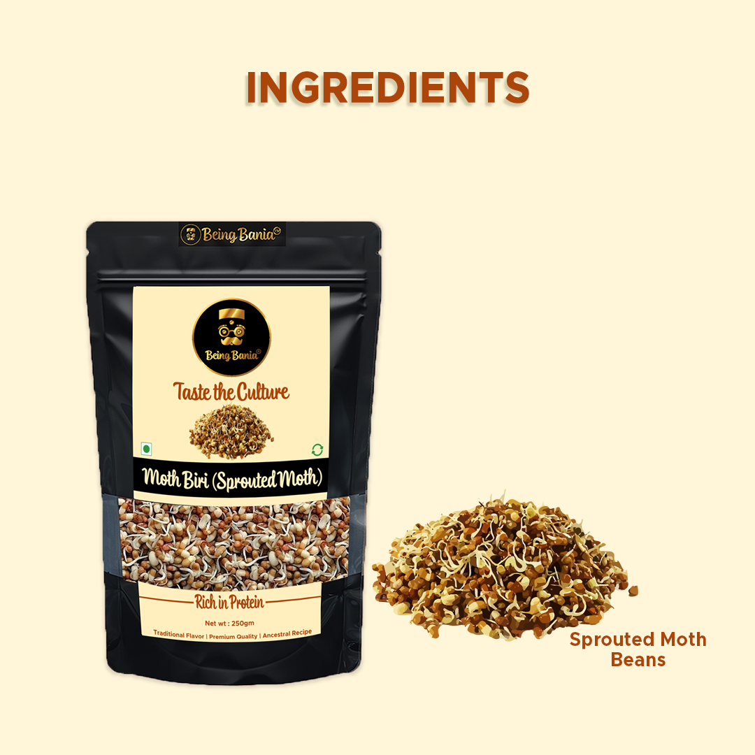 Being Bania Moth Biri | Sprouted Moth Dal | Healthy sprouts for fit diet | Rich in protein
