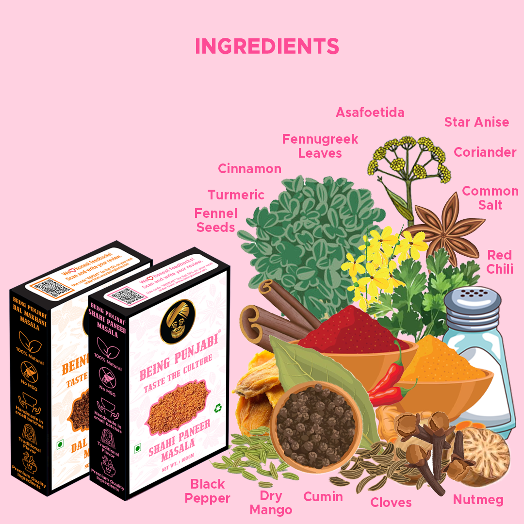 Being Punjabi Shahi Paneer Masala & Dal Makhani Masala