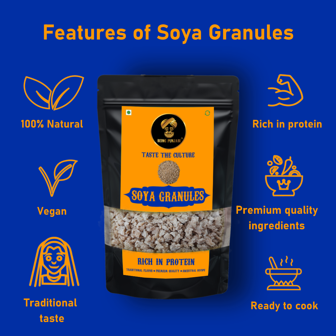 Soya Granules | Being Punjabi | Traditional Punjabi Dish | Rich in Protein | 315g